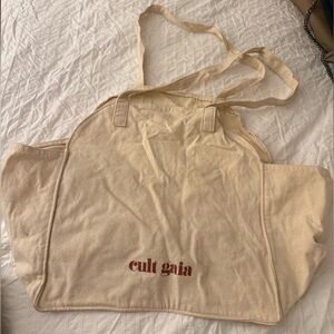 Cult Gaia Canvas Tote Bag